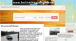 Desktop Screenshot of binnenschiff-reisen.de